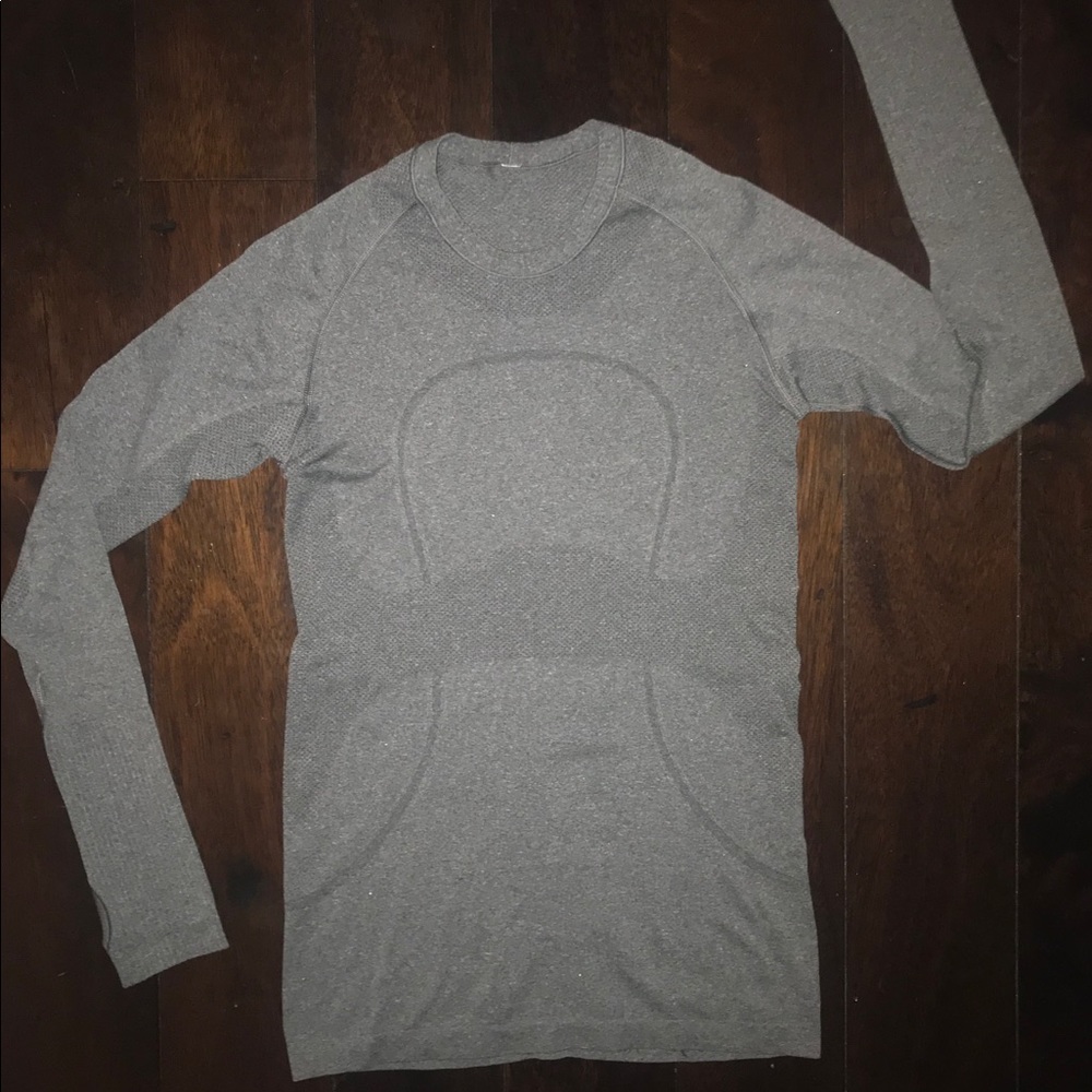 Lululemon Gray Swiftly Tech Long Sleeve Sz 6